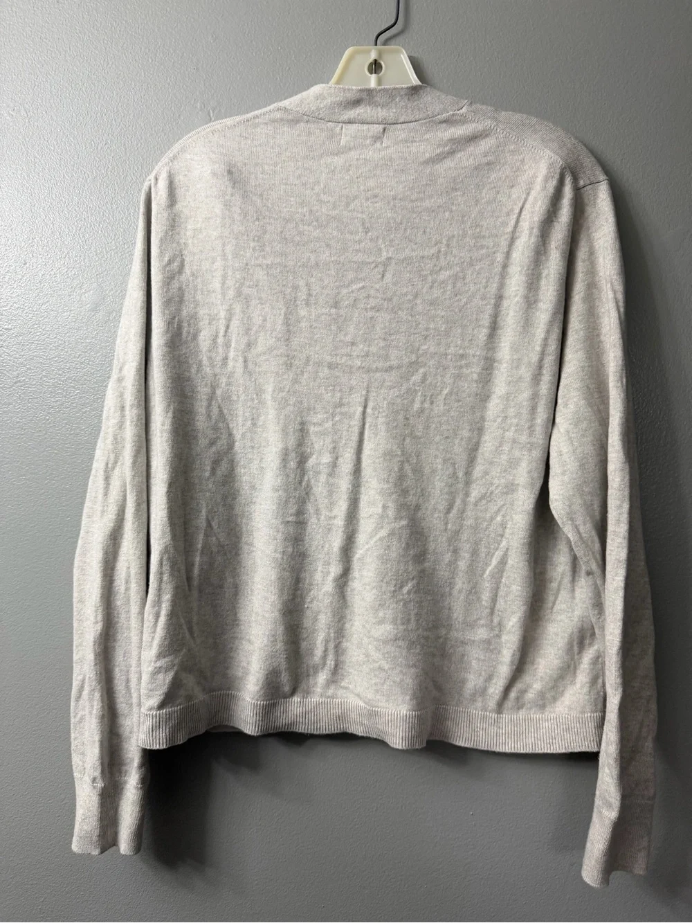 J. Crew Women's Light cresm V-Neck Cardigan Sweater